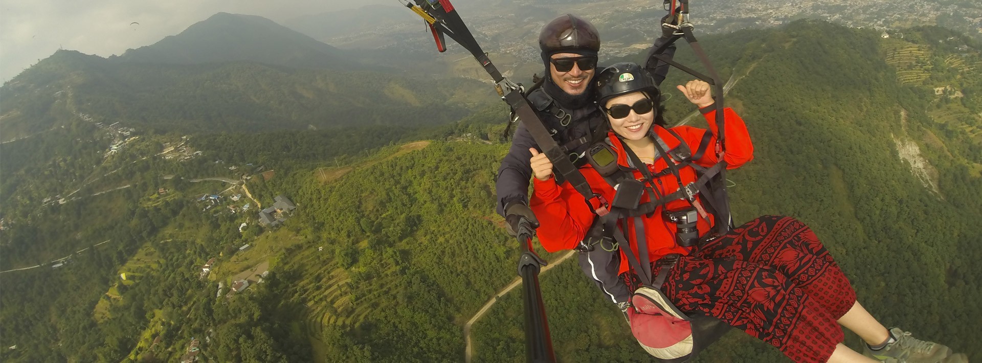 Paragliding in Nepal