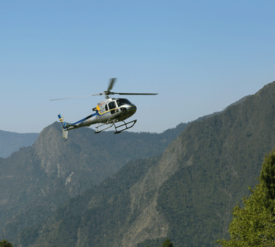 Damodhar Kunda Helicopter Tour