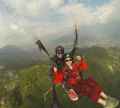 Paragliding in Pokhara